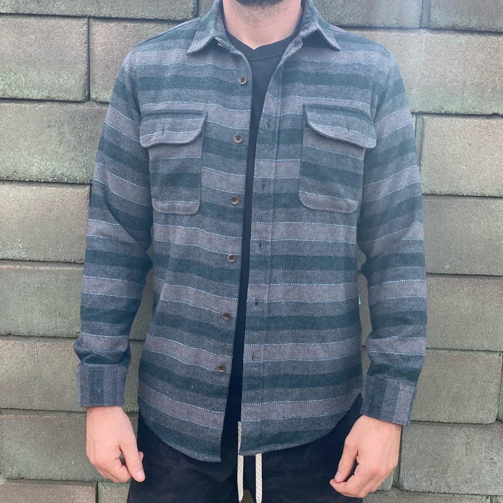 VISSLA long sleeve flannel shirt